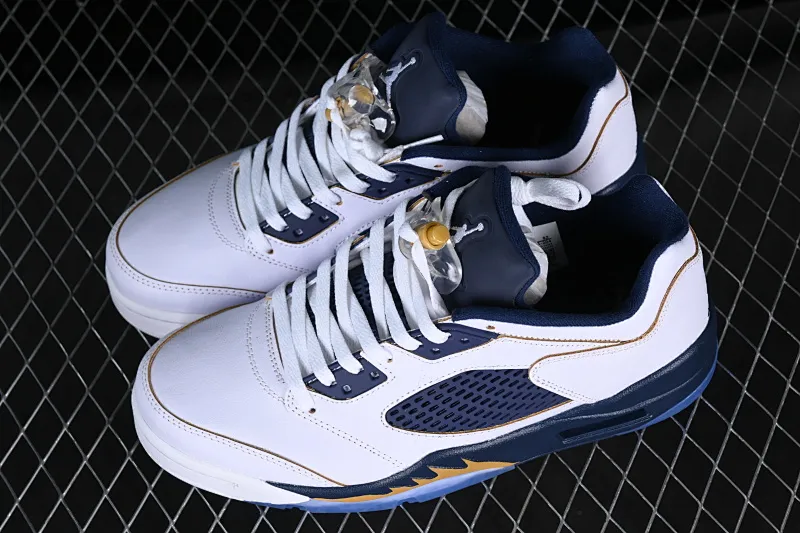 All categories Air Jordan Jordan series basketball shoes Air Jordan 5 Air Jordan 5 Low "Dunk From Above" AJ5 Joe 5 white and blue 819171-135